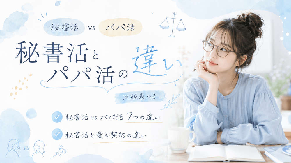 秘書活とパパ活の違い